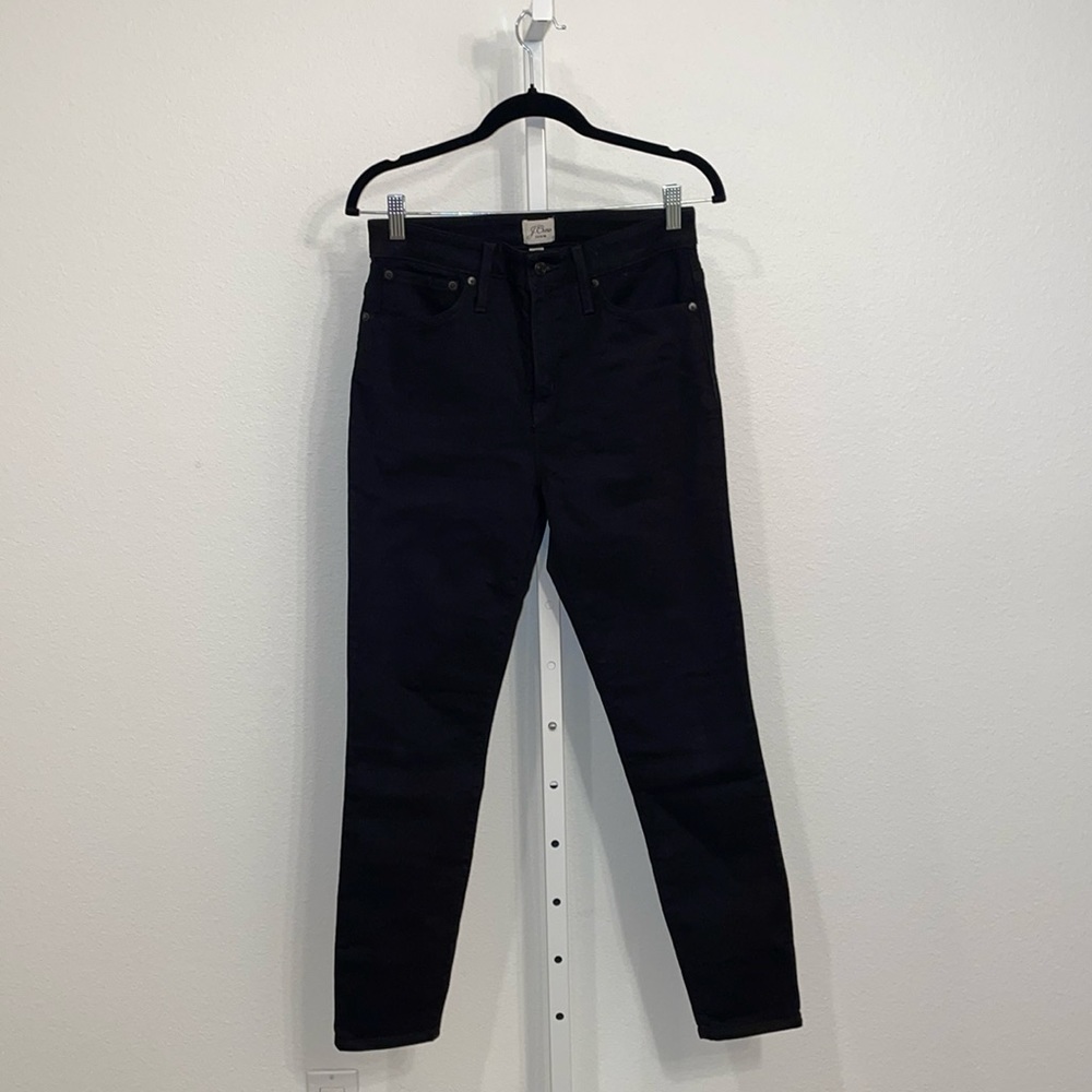 J Crew black toothpick jeans
